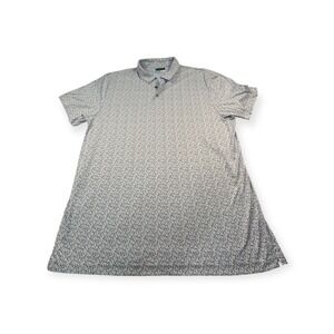 Golf Polo Shirt Patterned Athletic Lightweight Breathable Men's‎ Size XL